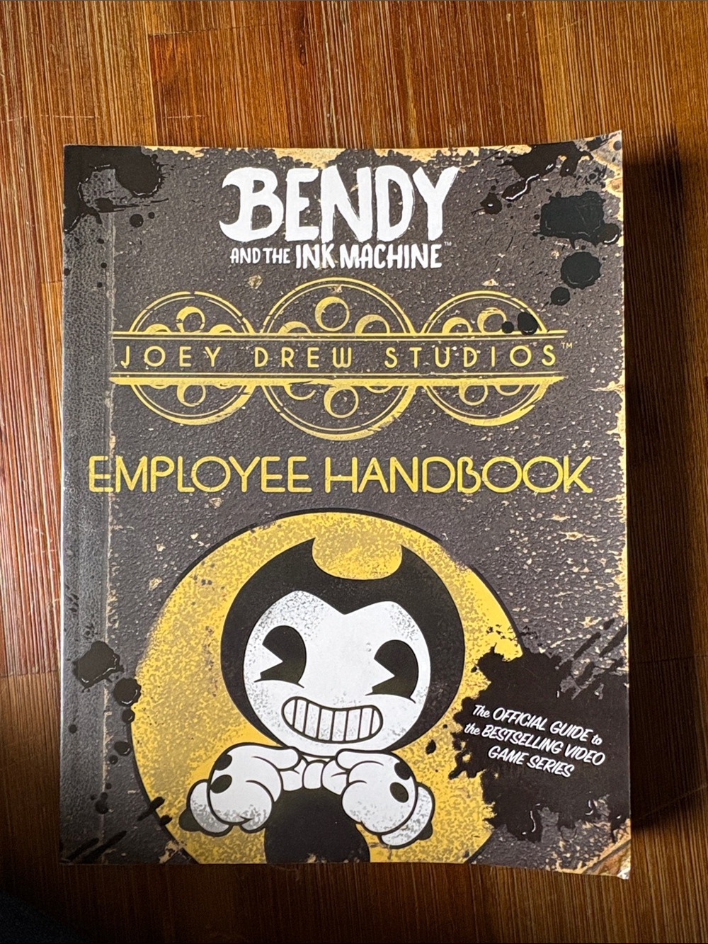 Bendy and the Ink Machine Joey Drew Studios Employee Handbook - Black & Yellow